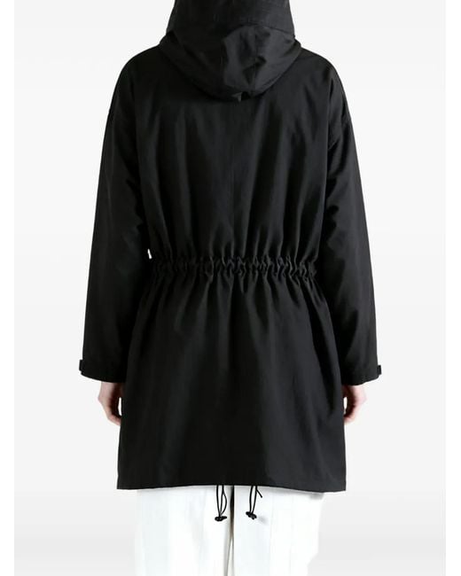 Y's Yohji Yamamoto Black Hooded Multi-Pocket Coat