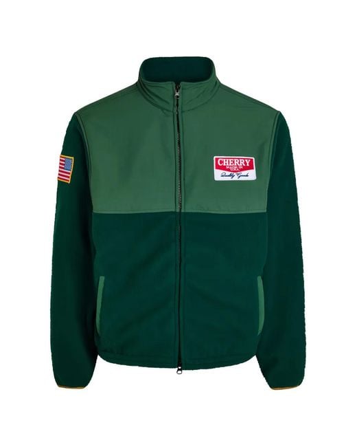 CHERRY LA Jack Met Colourblocking En Patch in het Green voor heren