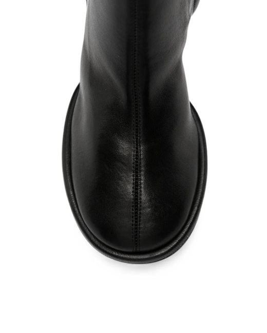 Sergio Rossi Black Kitten-Heel Ankle Boots
