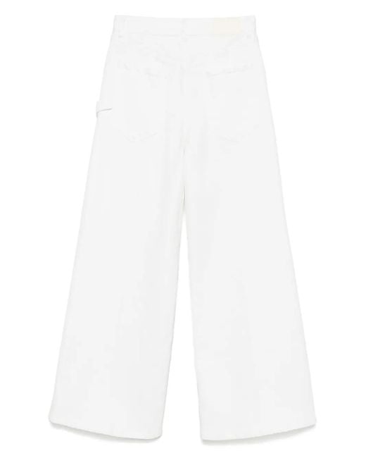 Closed White Button-Fastening Jeans