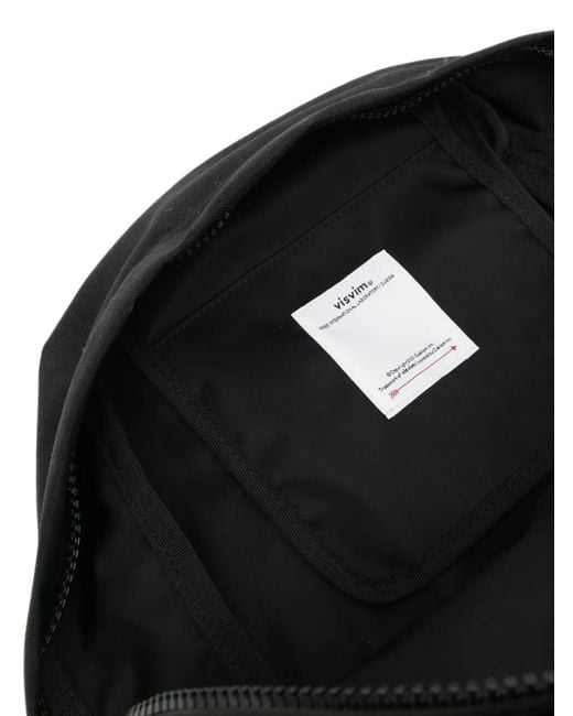Visvim Black Logo-Patch Backpack for men