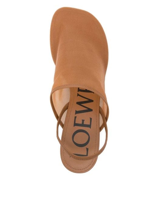 Loewe Petal 50mm パンプス Brown