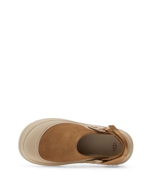 Ugg Brown Goldenglow Suede Clogs