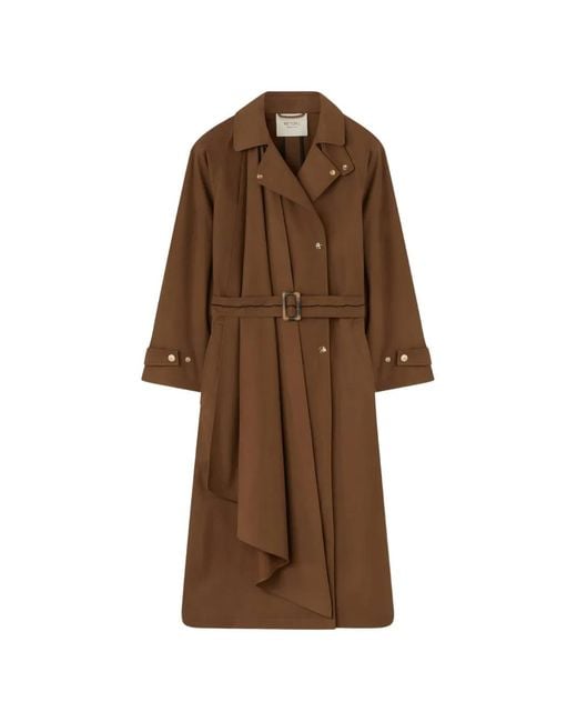 RETORI Brown Belted Heritage Trench Coat
