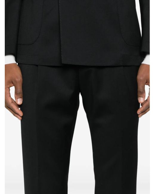 Manuel Ritz Black Double-Breasted Suit for men