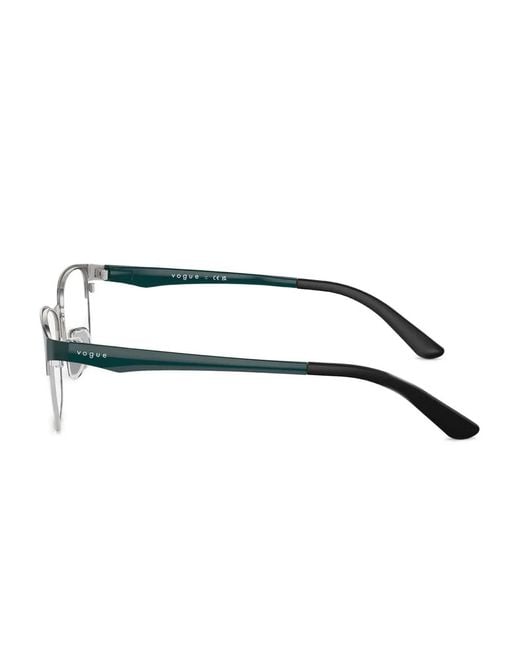 Vogue Eyewear Green Rectangle-Frame Glasses