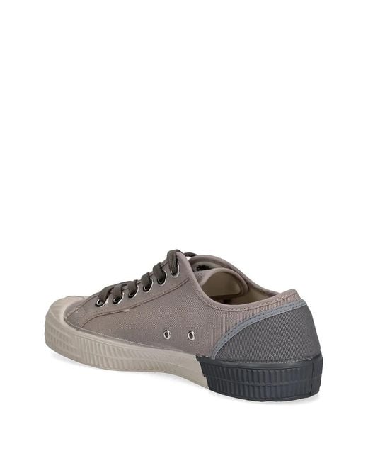 Novesta Gray Lace-Up Sneakers