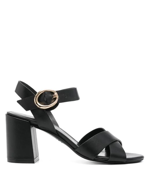 Stuart Weitzman Black 70Mm Benni Sandals