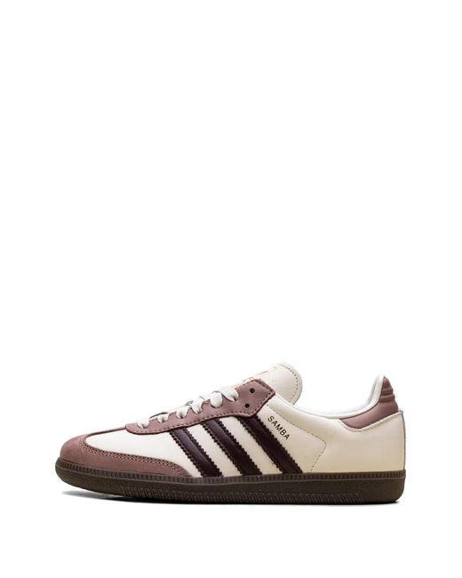 Adidas Brown Stripes Samba Sneakers