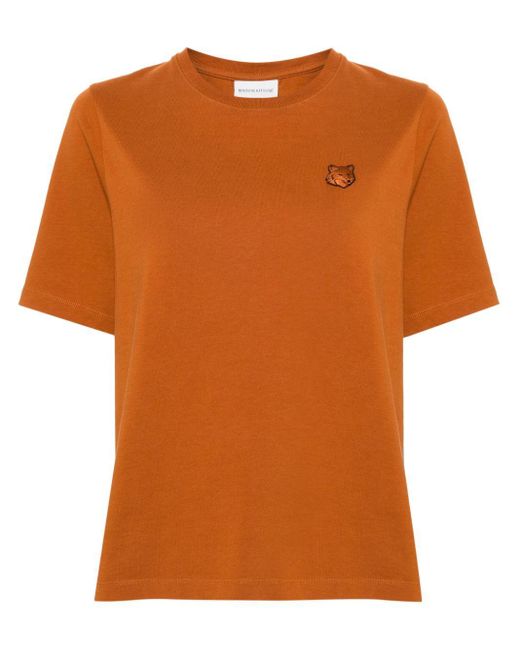 Maison Kitsuné フォックスパッチ Tシャツ Orange