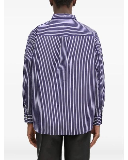 Neighborhood Blue Striped Shirt for men