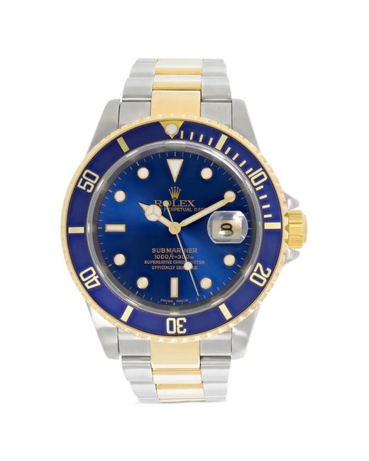 Reloj Oyster Perpetual Submariner de 40 mm Rolex de hombre de color Blue