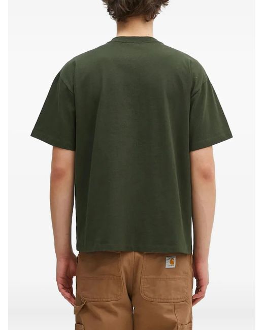 T-Shirt Con Grafica di Aries in Green da Uomo