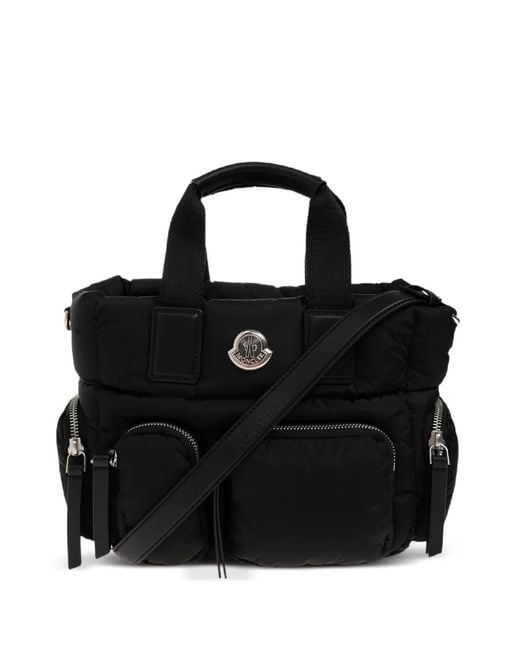 Borsa Tote Caradoc di Moncler in Black