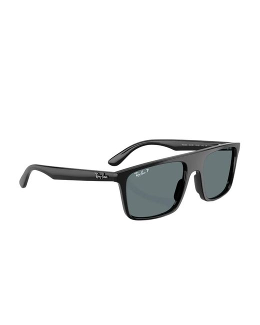 Ray-Ban Gray Square-Frame Sunglasses