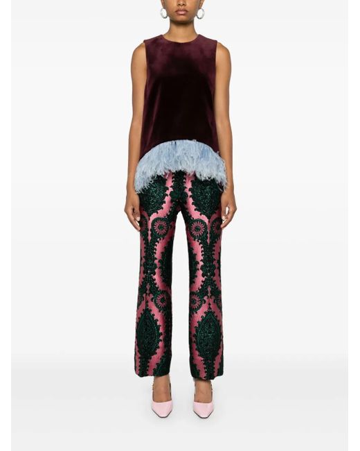 LaDoubleJ Black Oltrarno Trousers