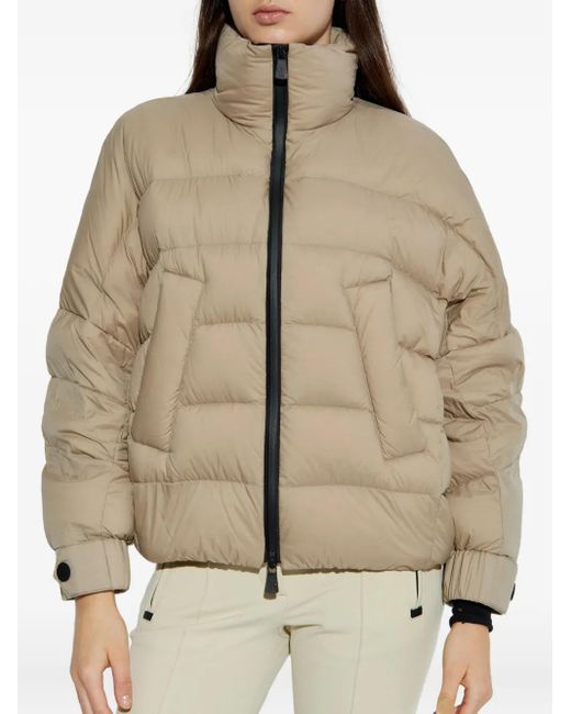 Moncler Natural Button Hooded Jacket