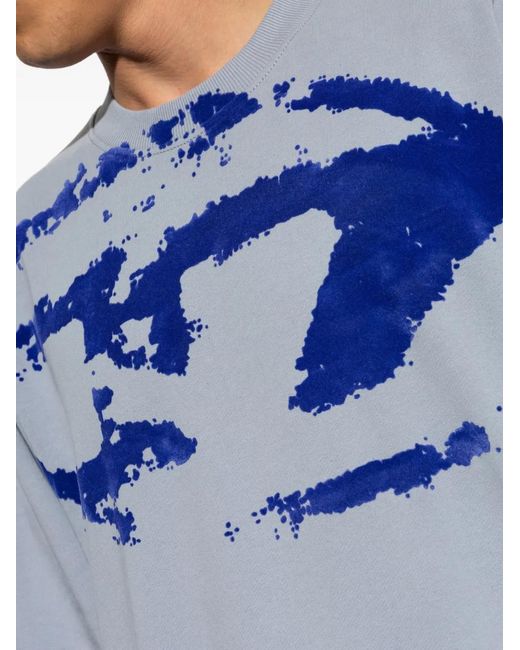 DIESEL Blue S-Boxt-N5 Sweatshirt for men