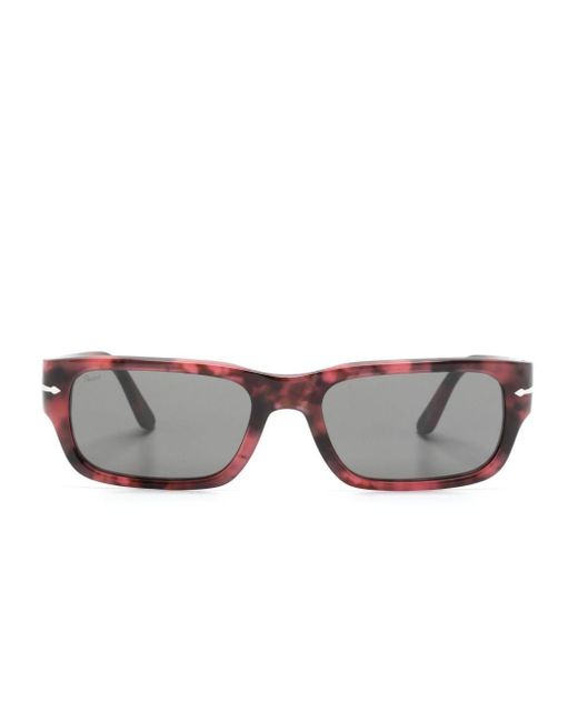 Persol Gray Adrien Rectangle-frame Sunglasses for men