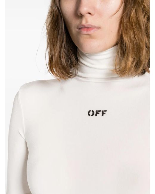 Off-White c/o Virgil Abloh White High Neck T-shirt