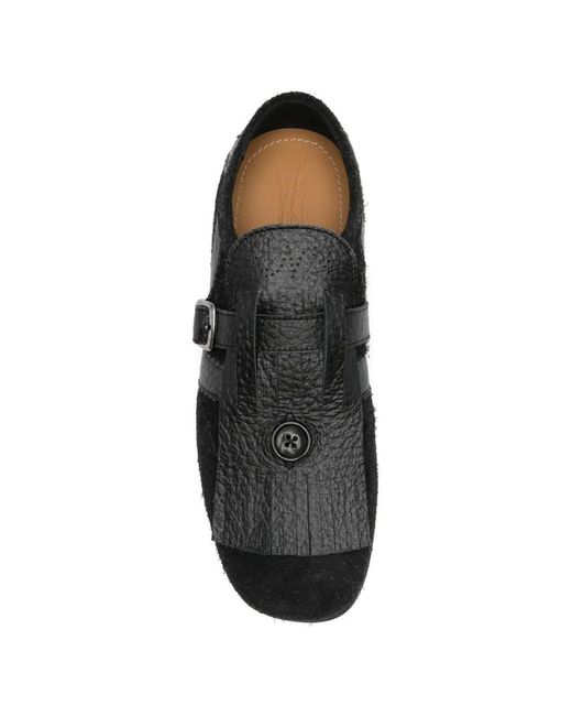 NULLUS Kiltie Monk-Schuhe in Black für Herren