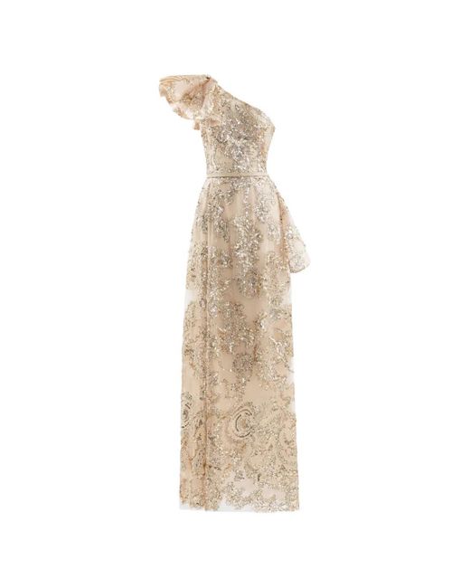 saiid kobeisy gold dress Light gold taffeta dress – Saiid Kobeisy Online main image 1