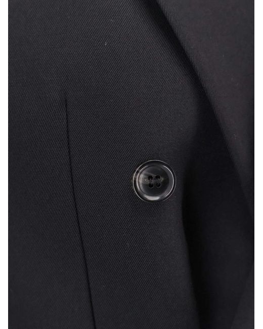 TONYWACK Blue Double-Breasted Buttoned Blazer for men
