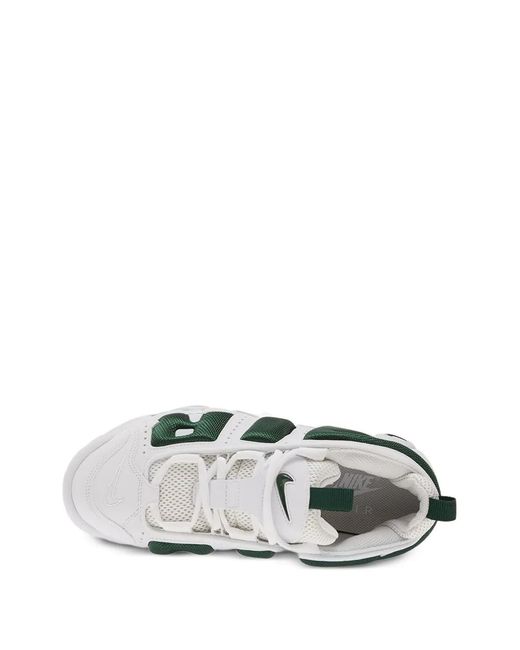 Nike Green Air More Uptempo Low Sneakers for men