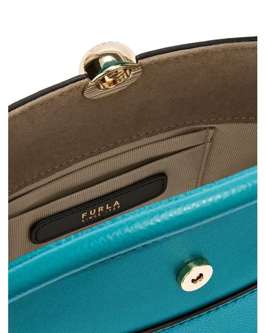 Furla Blue Mini Nicole Tote Bag