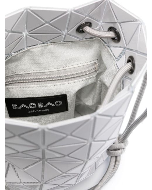 Bolso de hombro con paneles geométricos Bao Bao Issey Miyake de color White