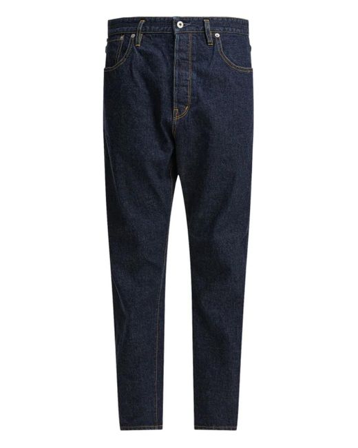 Nonnative Blue Button-Fly Jeans for men