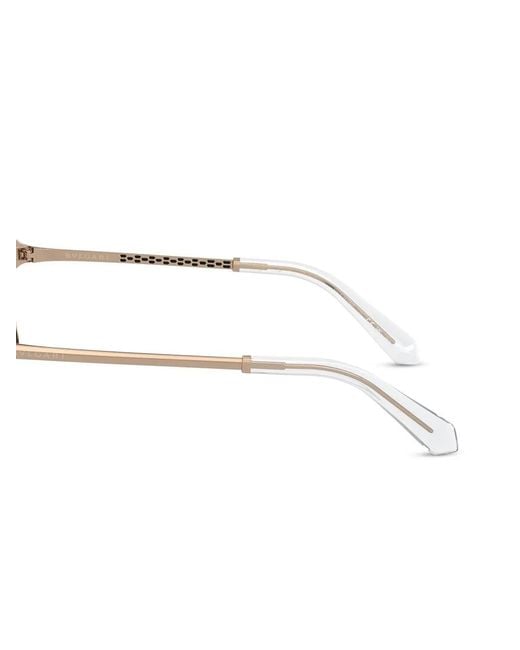BVLGARI Natural Serpenti Square-Frame Sunglasses