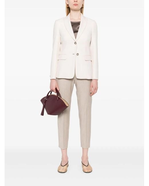 Peserico Natural Double-Face Blazer