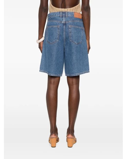 Marc O' Polo Blue Faded Denim Shorts