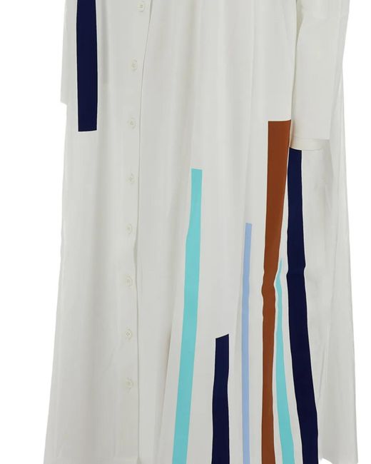 Irie Gray Buttoned Midi Dress