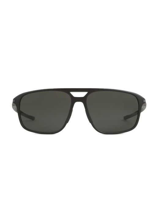 Tag Heuer Black Oval-Frame Sunglasses for men