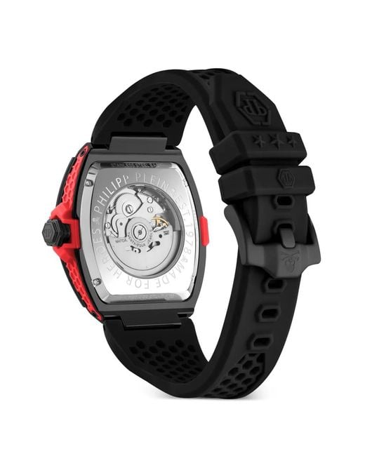 Philipp Plein Black Skeleton 44Mm Watch for men