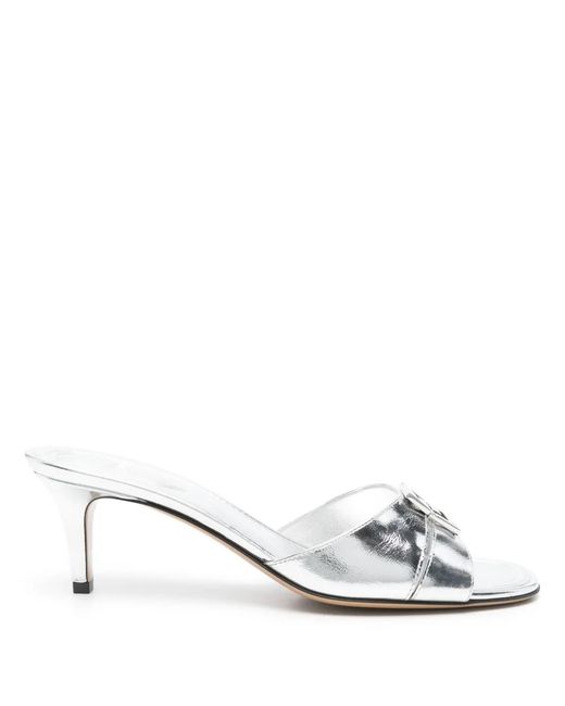 Fendi White 70Mm Ffold Sandals