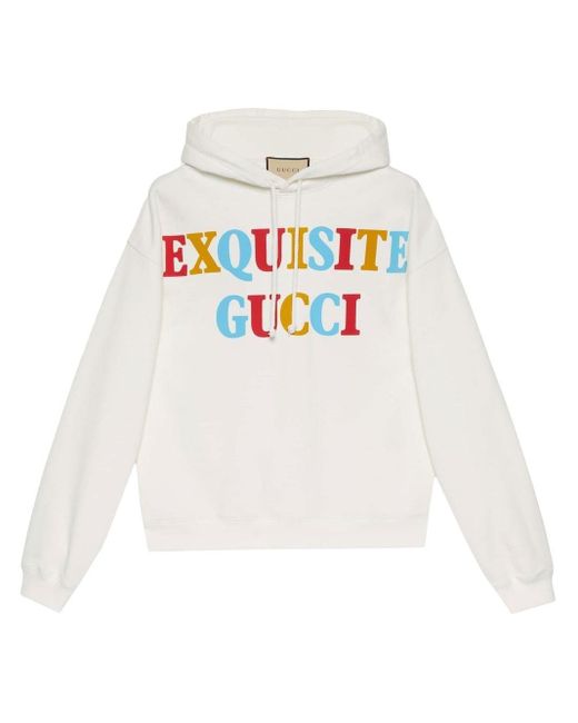 Gucci Hoodie mit "Exquisite "-Print in Weiß für Herren | Lyst DE