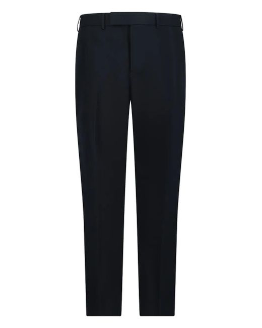 PT Torino Blue Straight-Leg Trousers for men