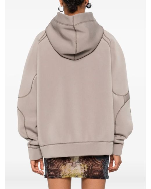 OTTOLINGER White Contrast-Stitch Hooded Jacket