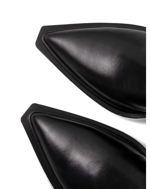 Vagabond Black Pointed-Toe Block-Heel Boots