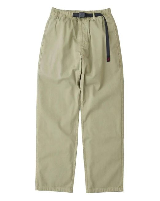 Gramicci Green Belted Performance Trousers for men