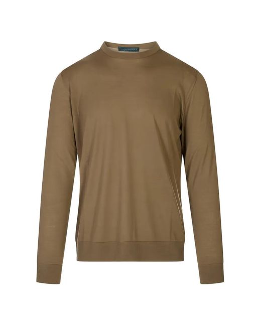 Kiton Green Pull À Encolure Ronde for men