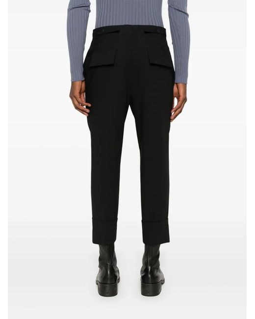 SAPIO Cropped Broek in het Black