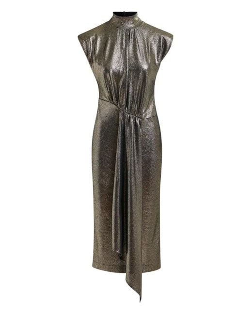 Essentiel Antwerp モックネック ドレス Gray