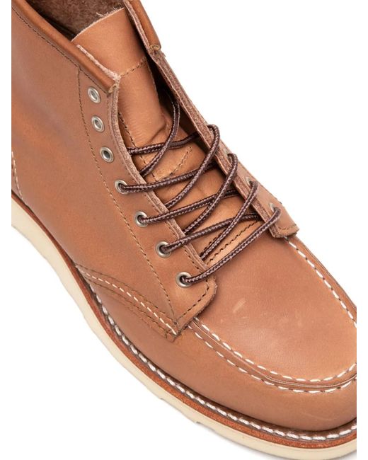 Red Wing Brown Moc Toe Legacy Boots