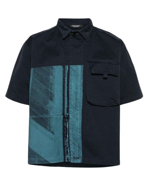 A_COLD_WALL* Blue Strand Cotton Shirt for men