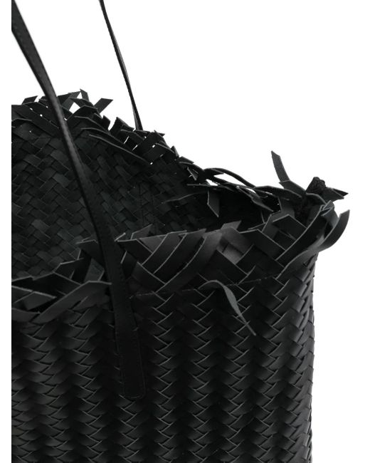 John Richmond ウーブン ハンドバッグ Black