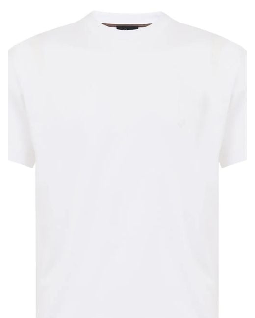 Brioni White Gassed T-Shirt for men